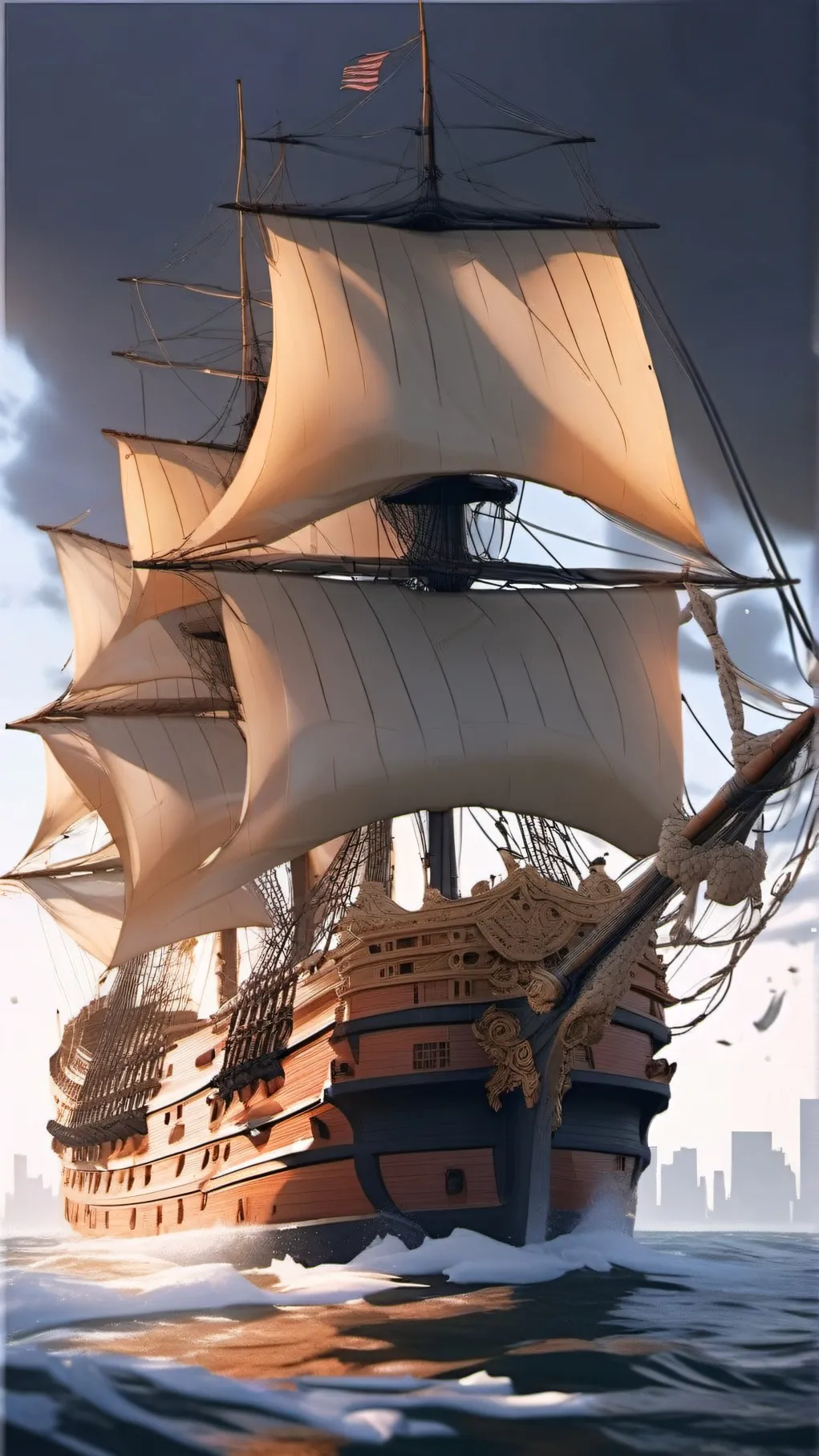 ai character: naval ship maker background