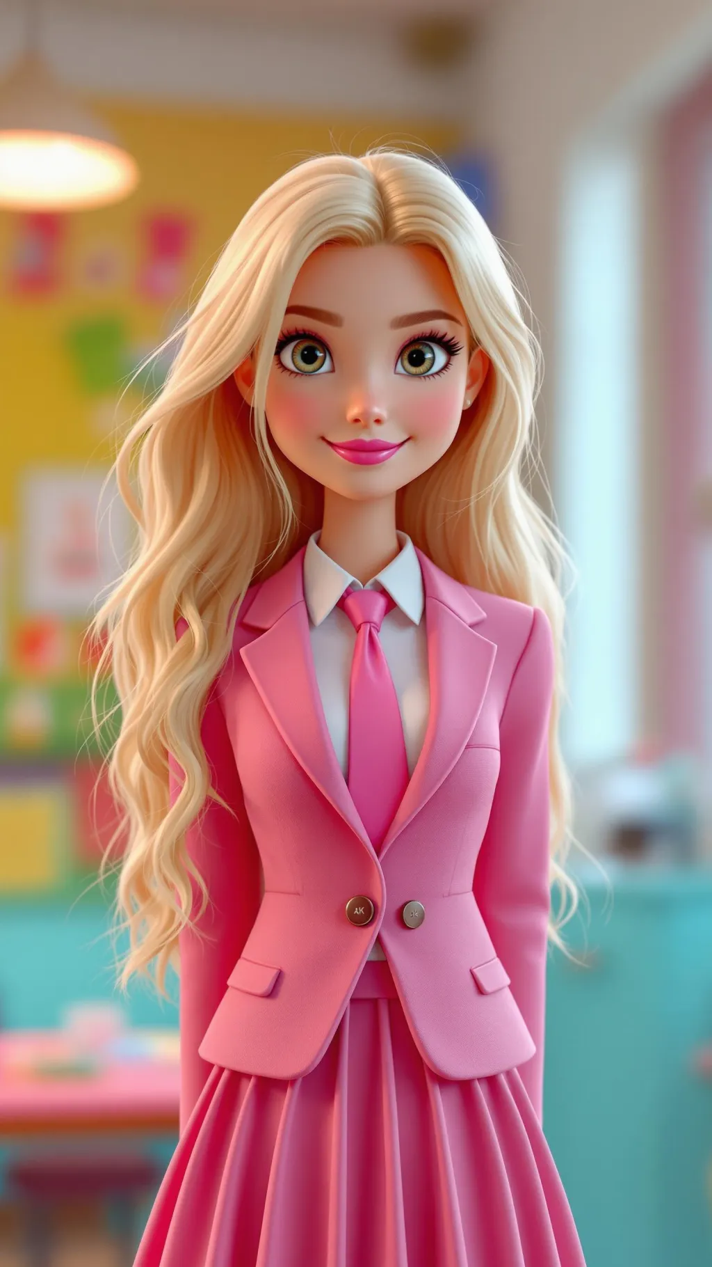 ai character: New girl(Bodyswap) background