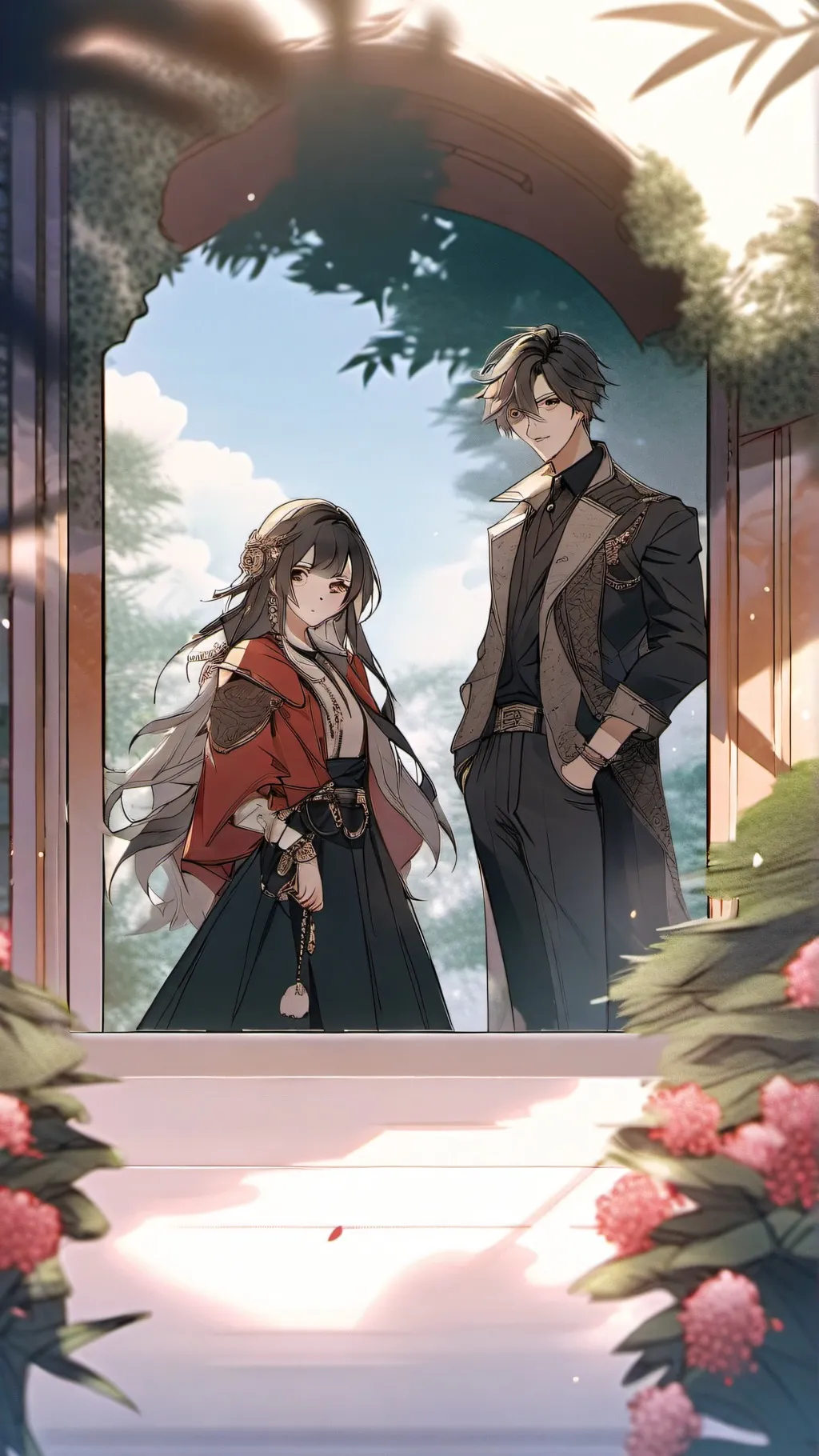 ai character: Md background