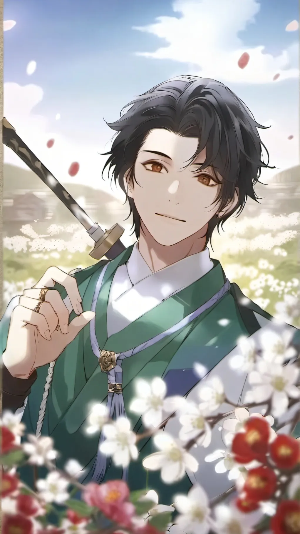 ai character: GIYUU TOMIOKA background