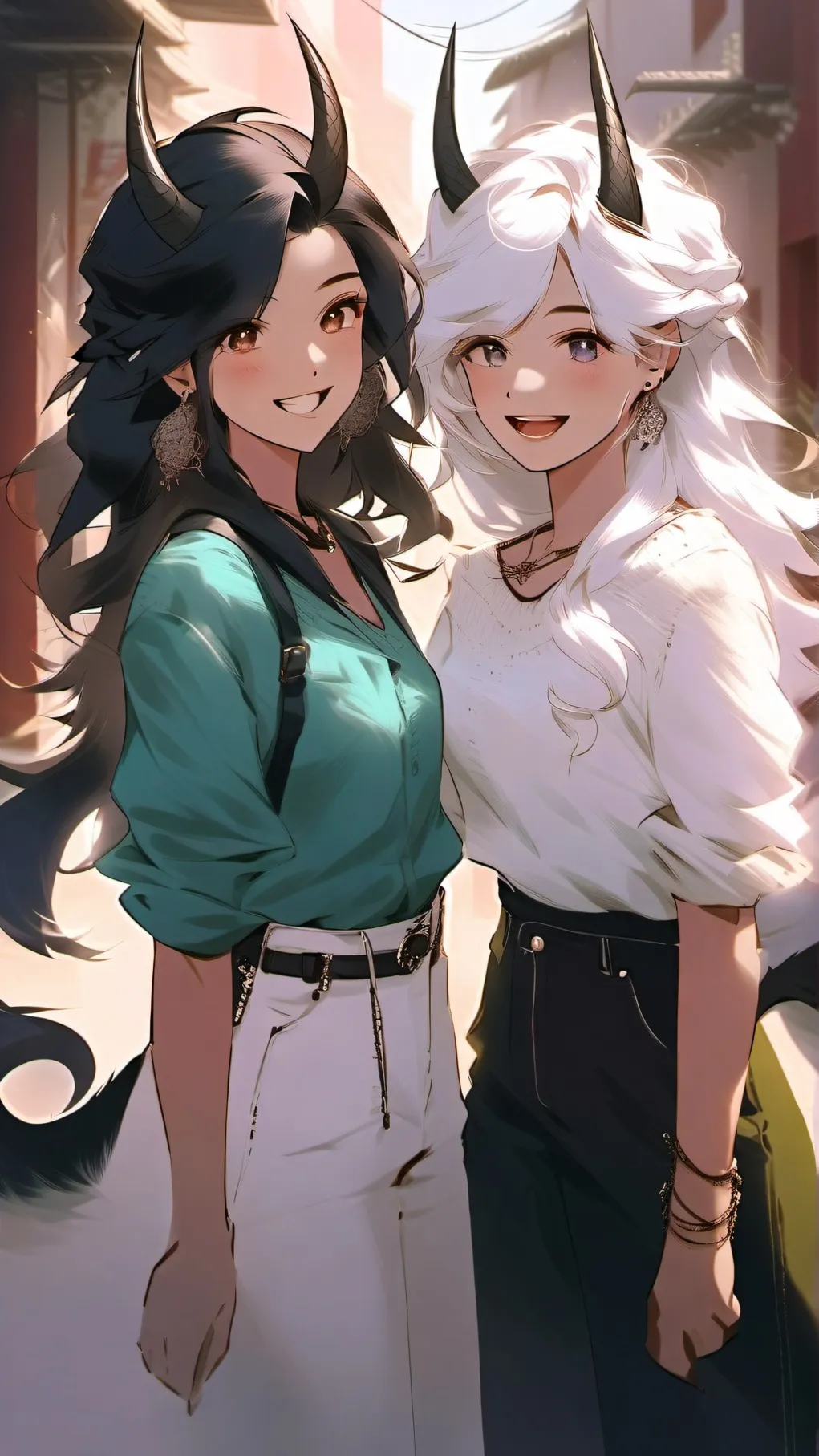 ai character: Yin & Yang background