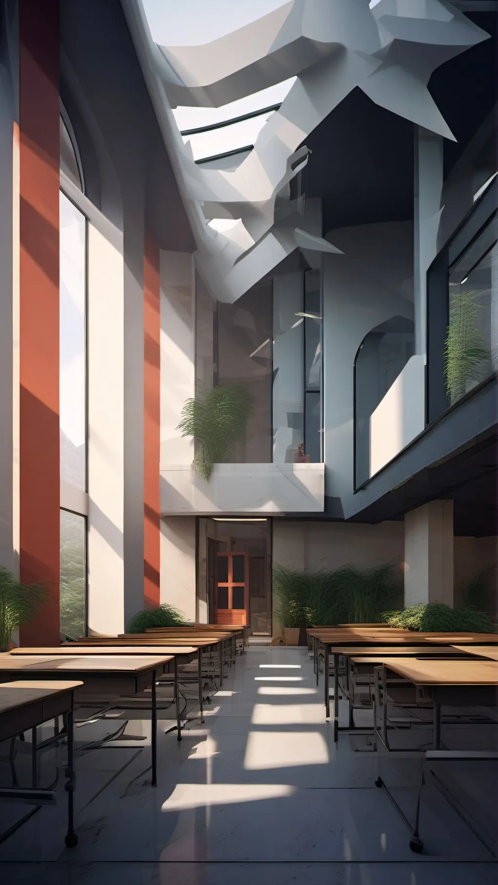 ai character: Sprunki school background