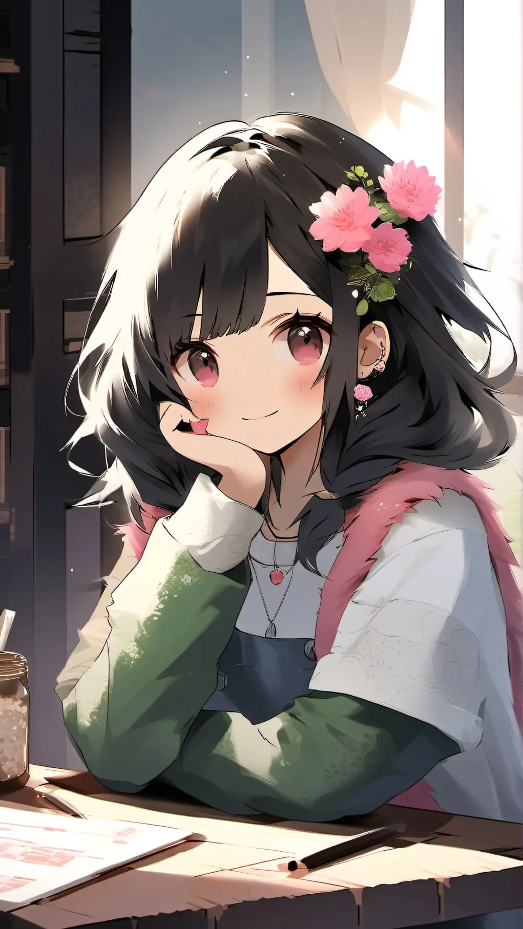 ai character: Amy Rose background