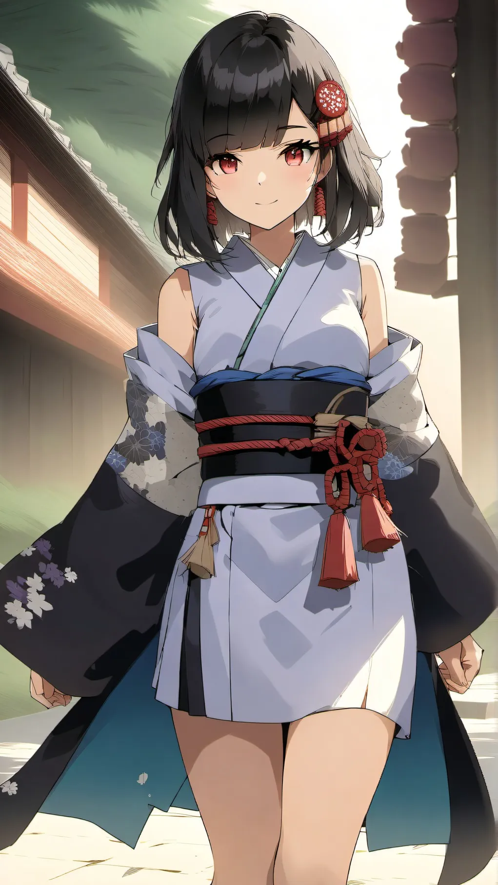 ai character: aurora background