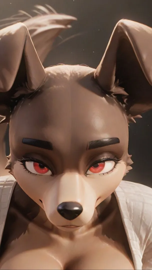 ai character: Komdog (female) background