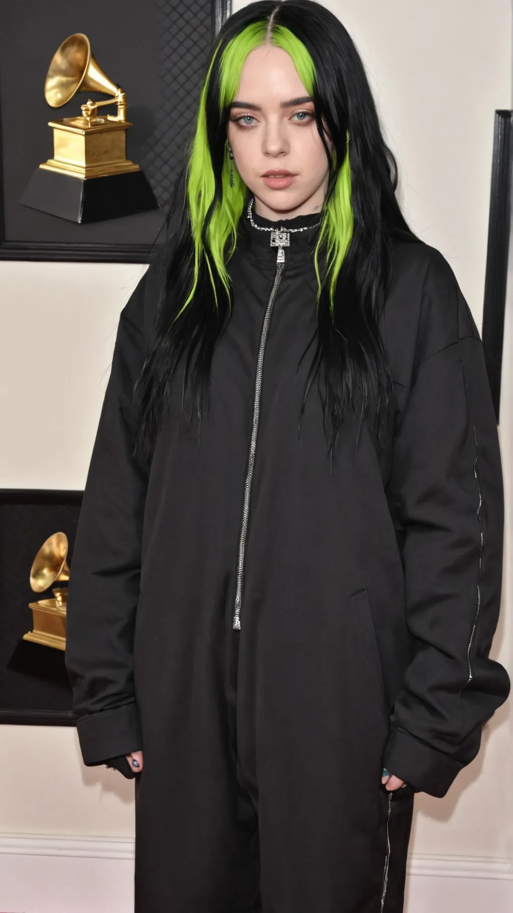 ai character: Billie eilish background