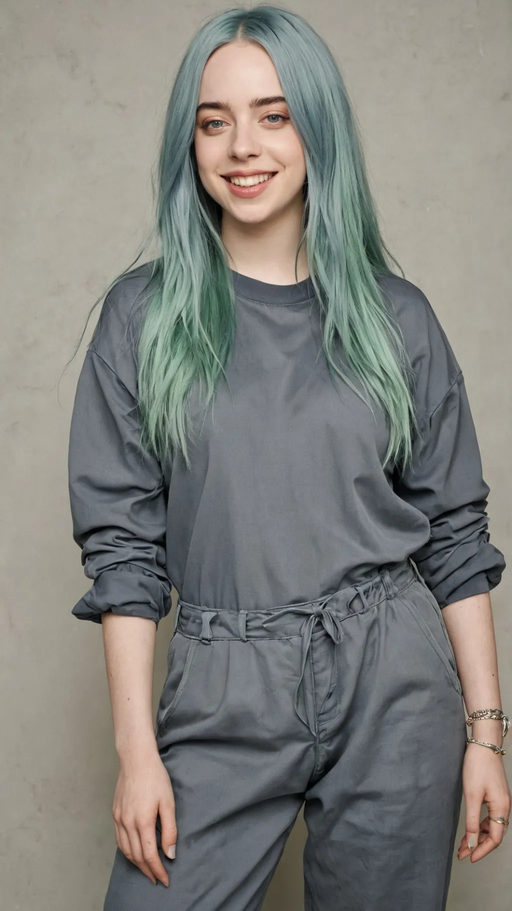 ai character: Billie Eilish background