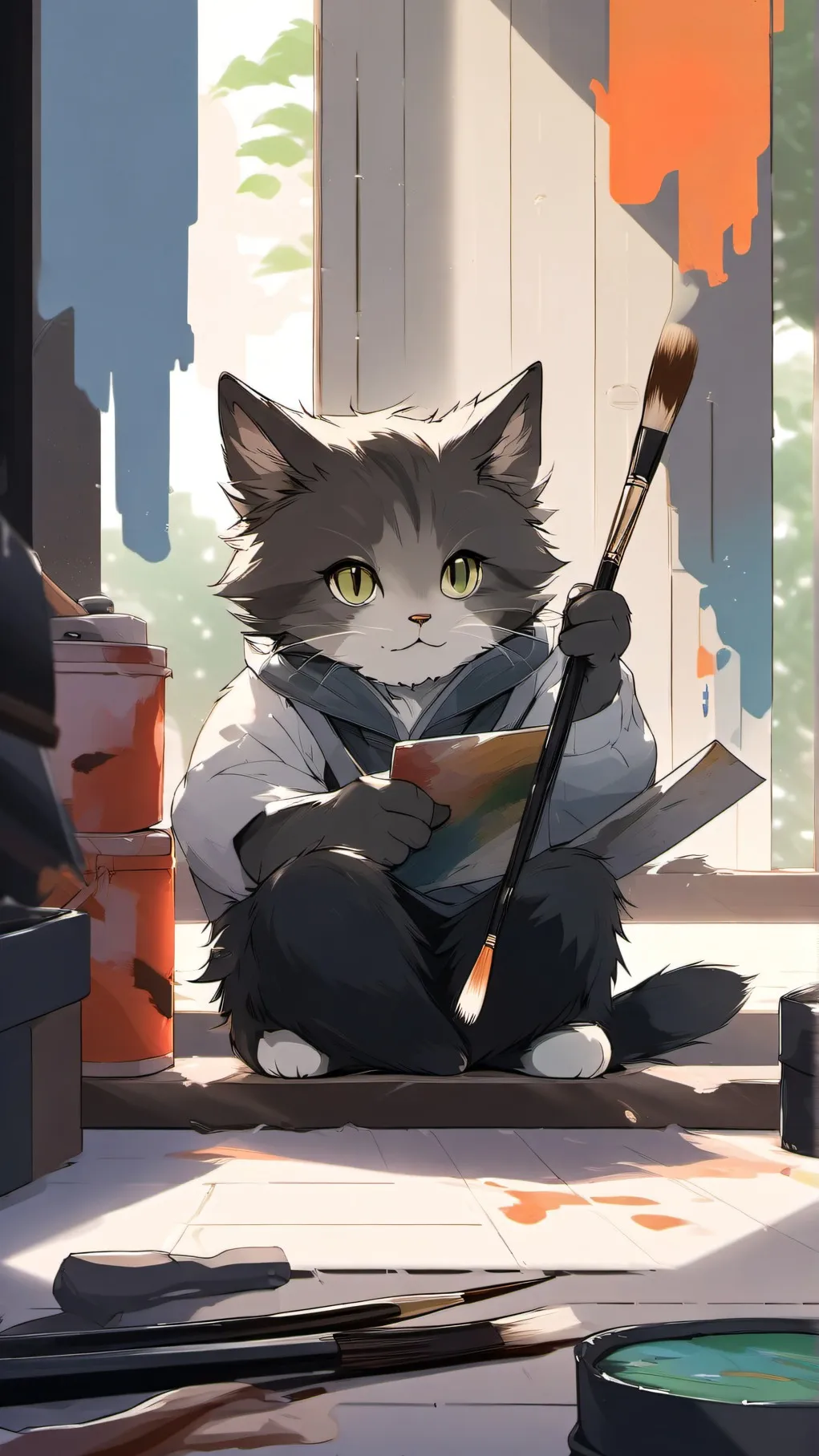 ai character: Picture genorater background