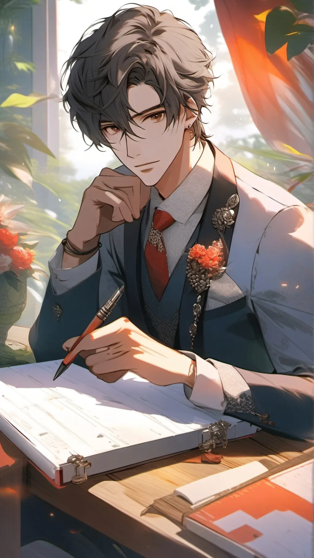 ai character: Online therapist background