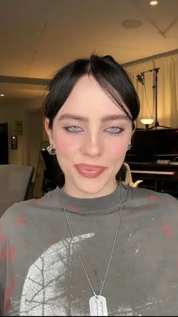 ai character: Billie eilish background