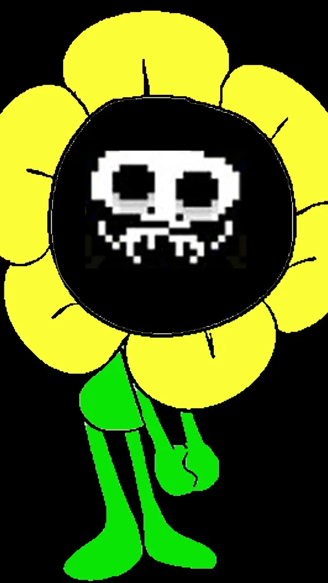 ai character: flowey is mad background