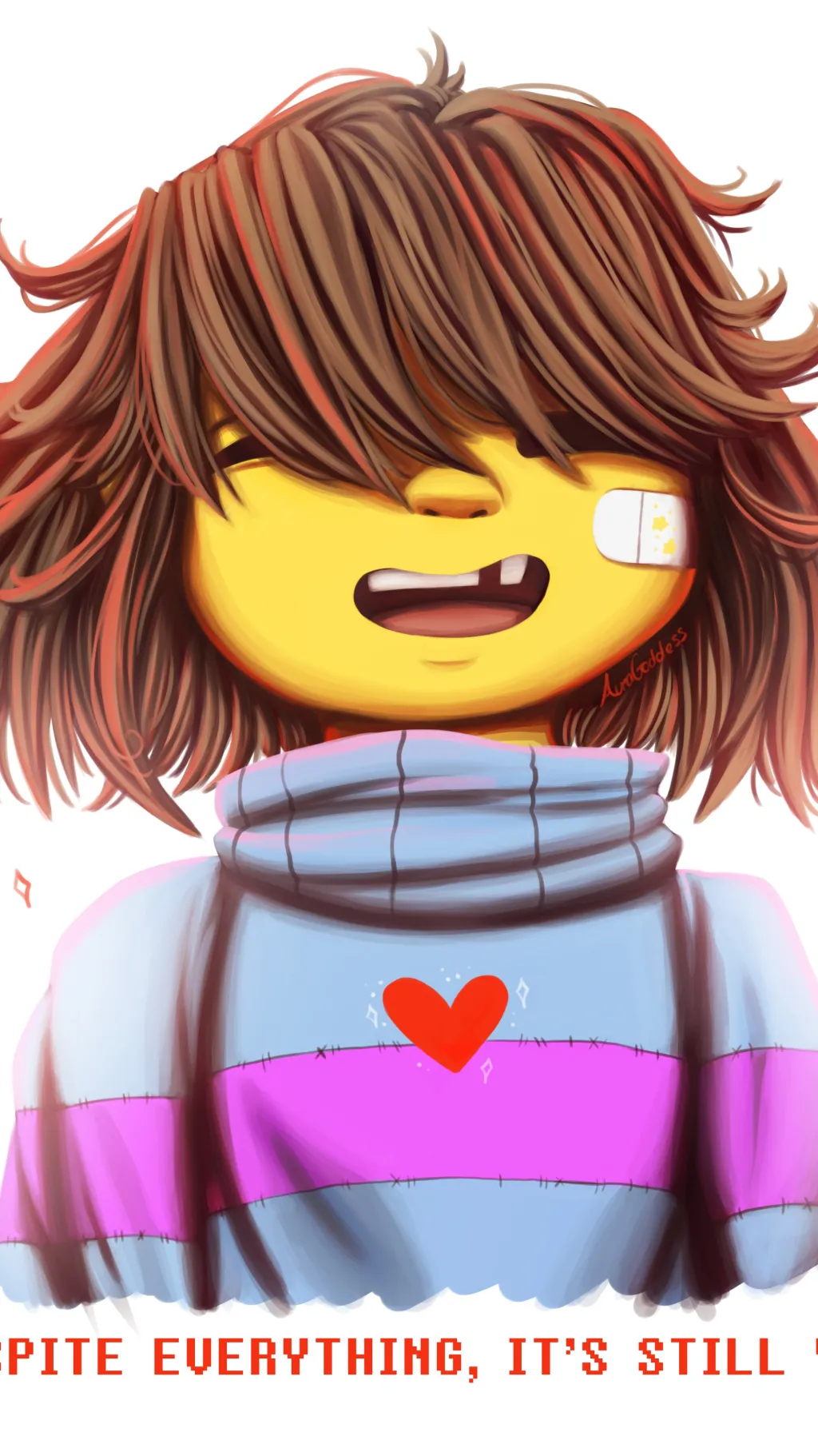 ai character: Frisk background