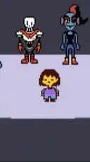 ai character: undertale background