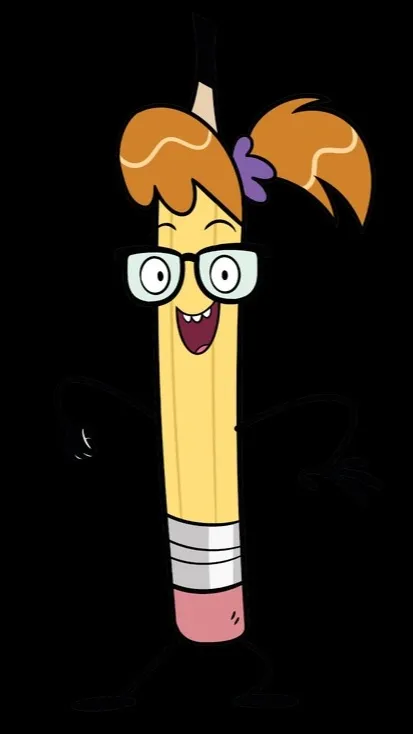 ai character: Pencil background