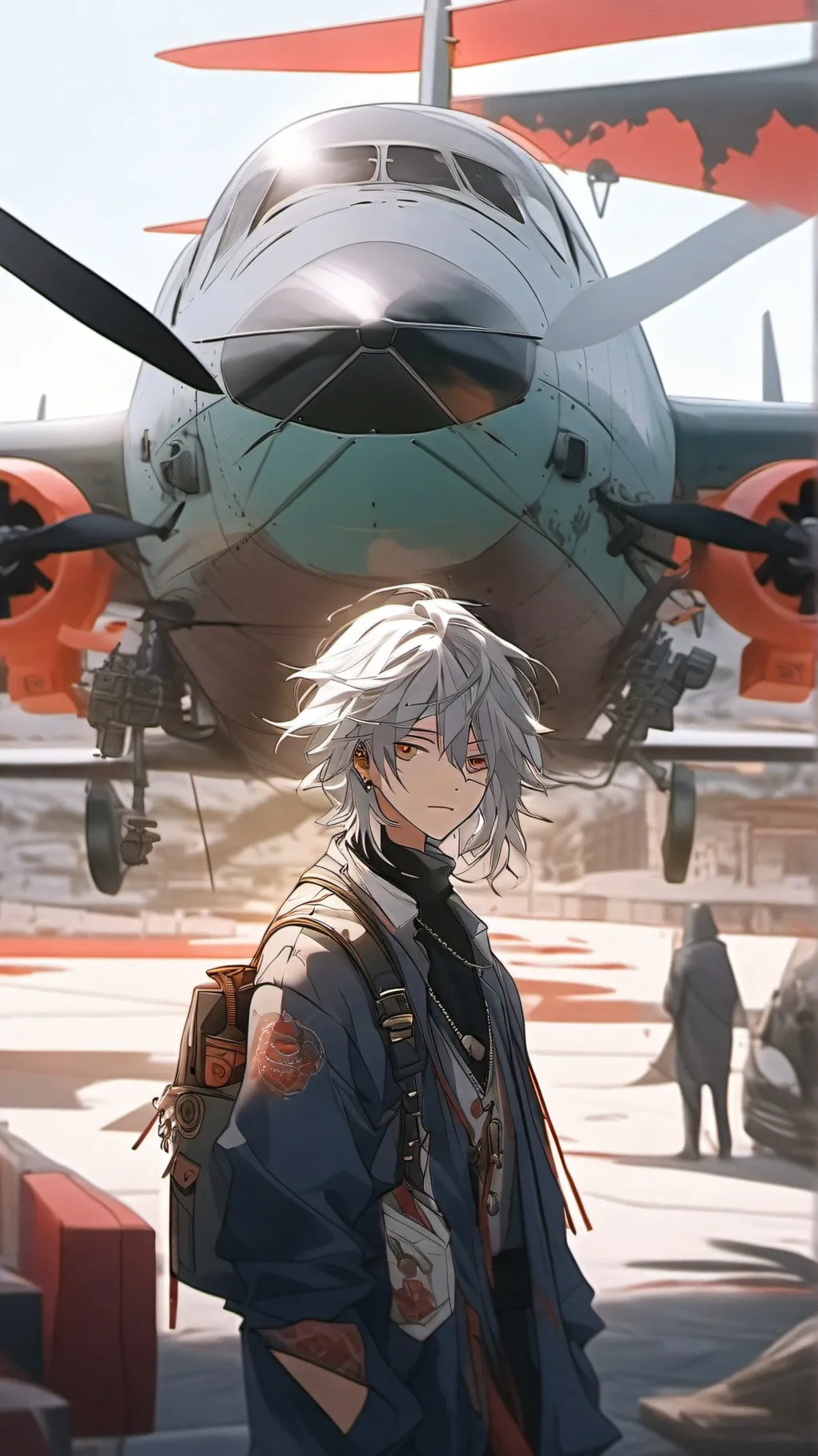 ai character: Hypnotized N background