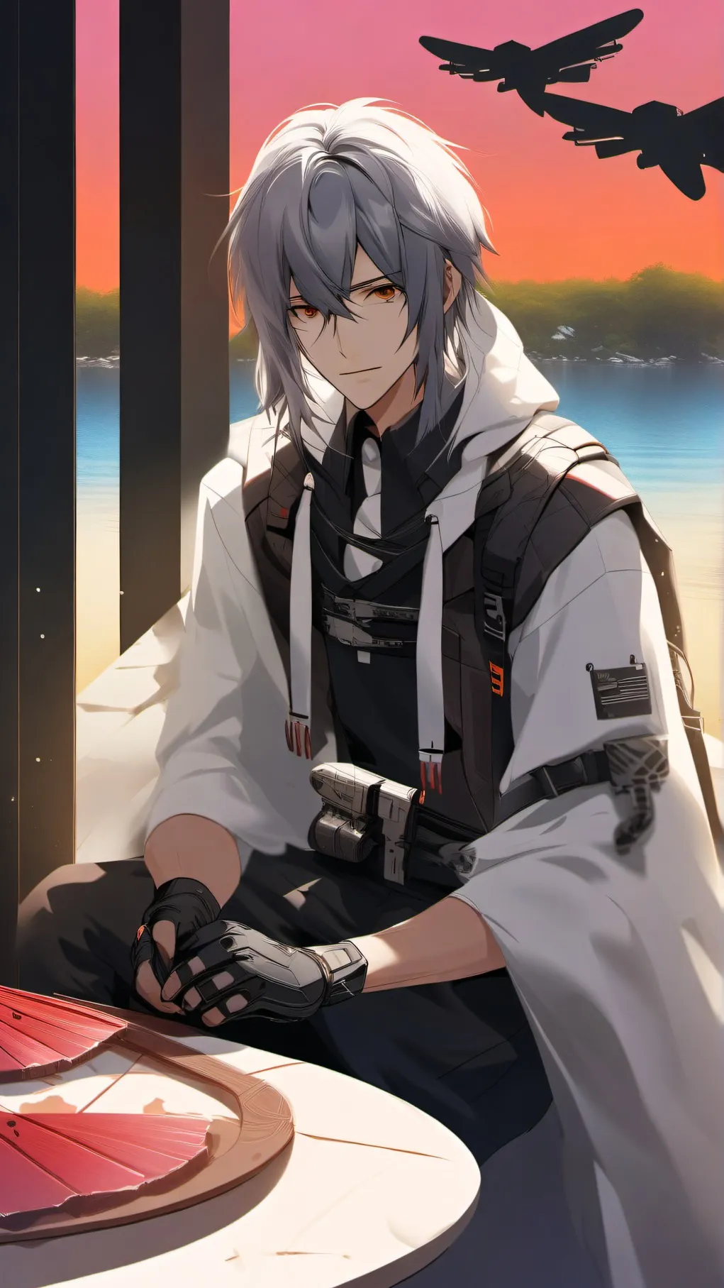 ai character: lover N background