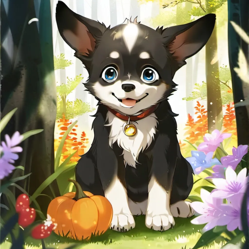 chat with ai character: giantess puppy