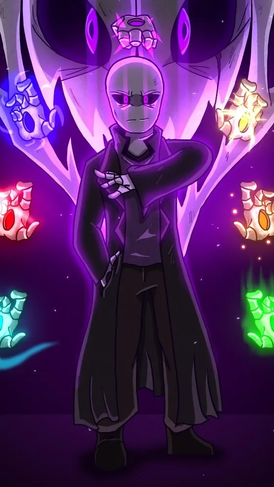 ai character: gaster background