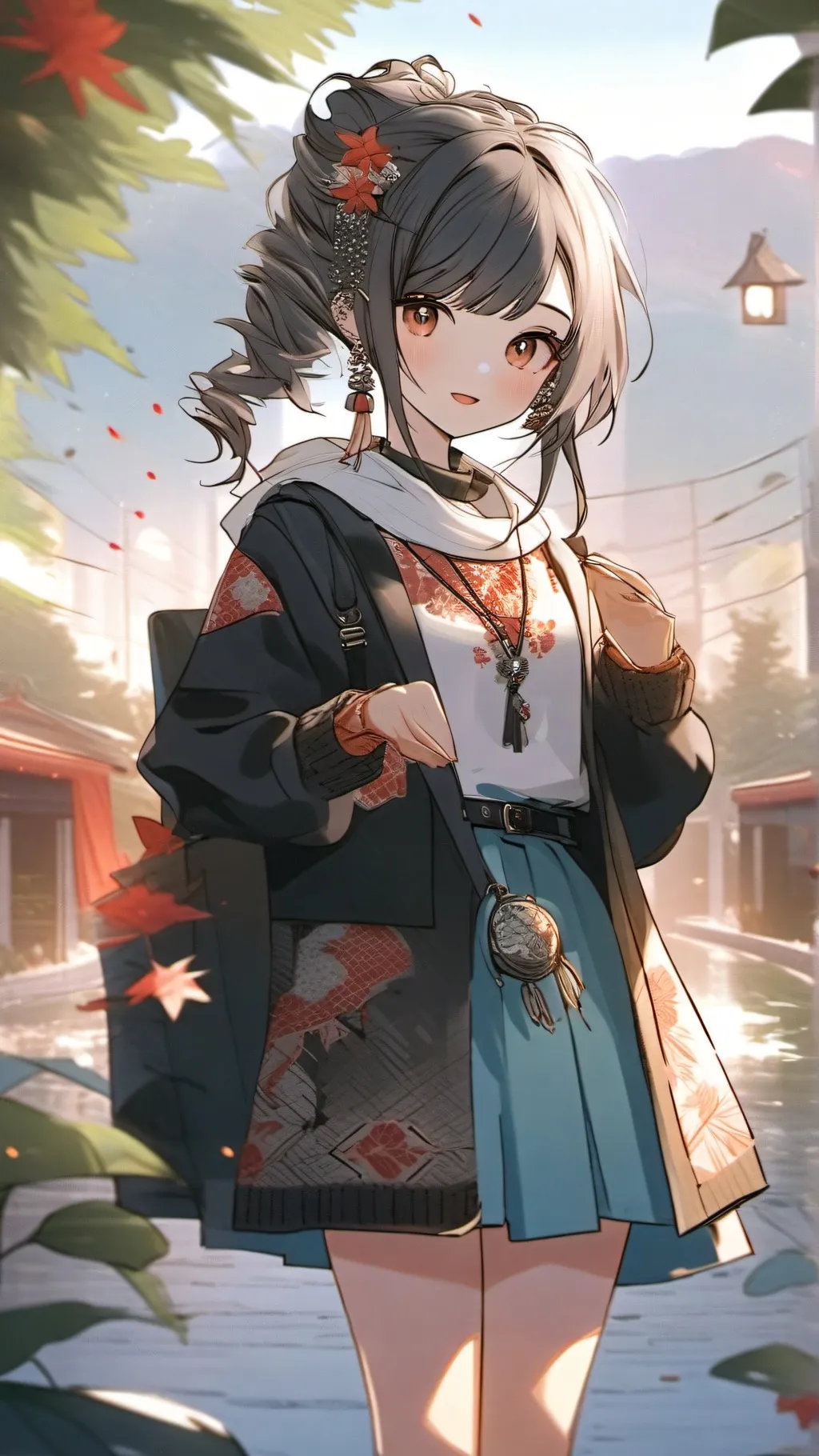 ai character: I did a random # background