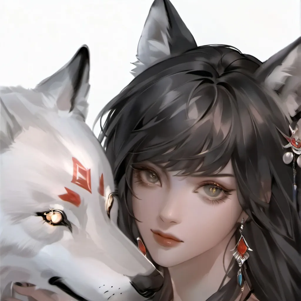 chat with ai character: Stronger wolf girl