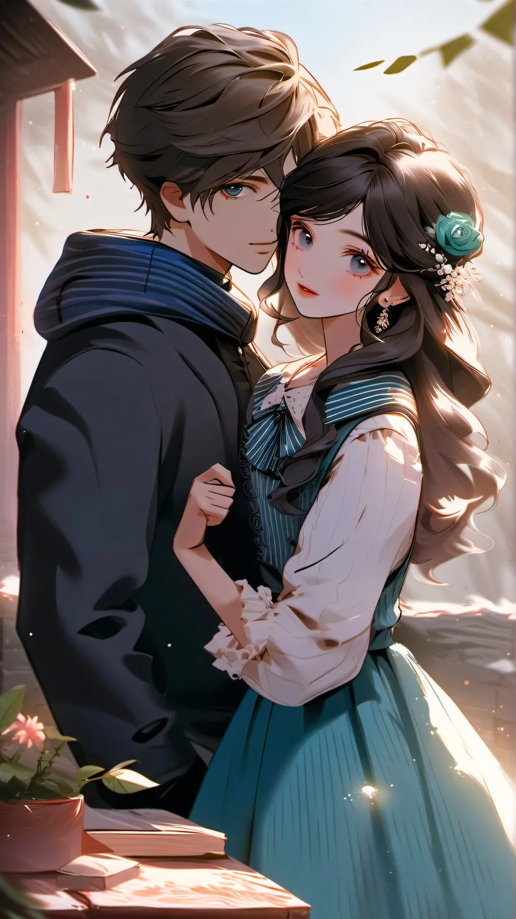 ai character: Mac X Ein Aphmau background