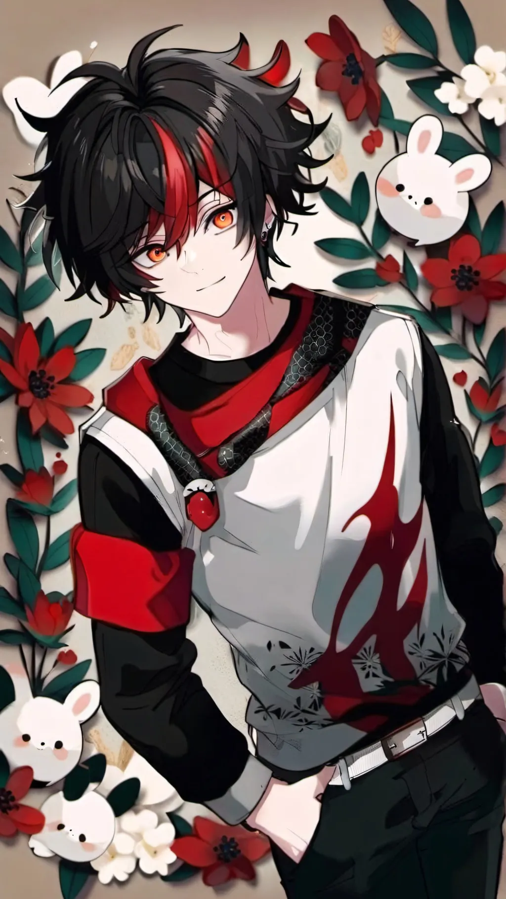 ai character: ❤️ruse🖤 background