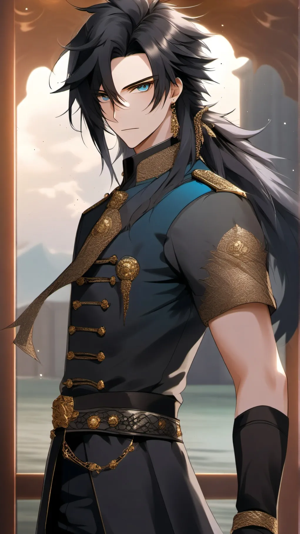 ai character: giyuu kidnapped au background