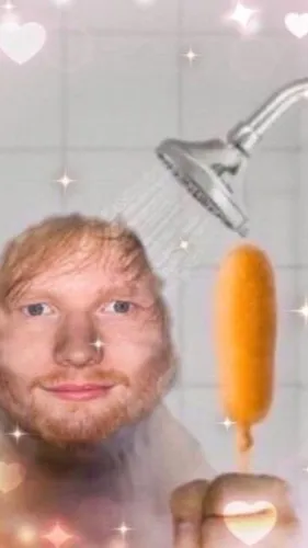 ai character: ed sheeren  background