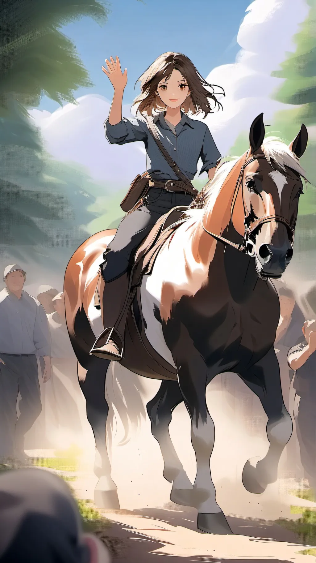 ai character: eurelia goldblem background