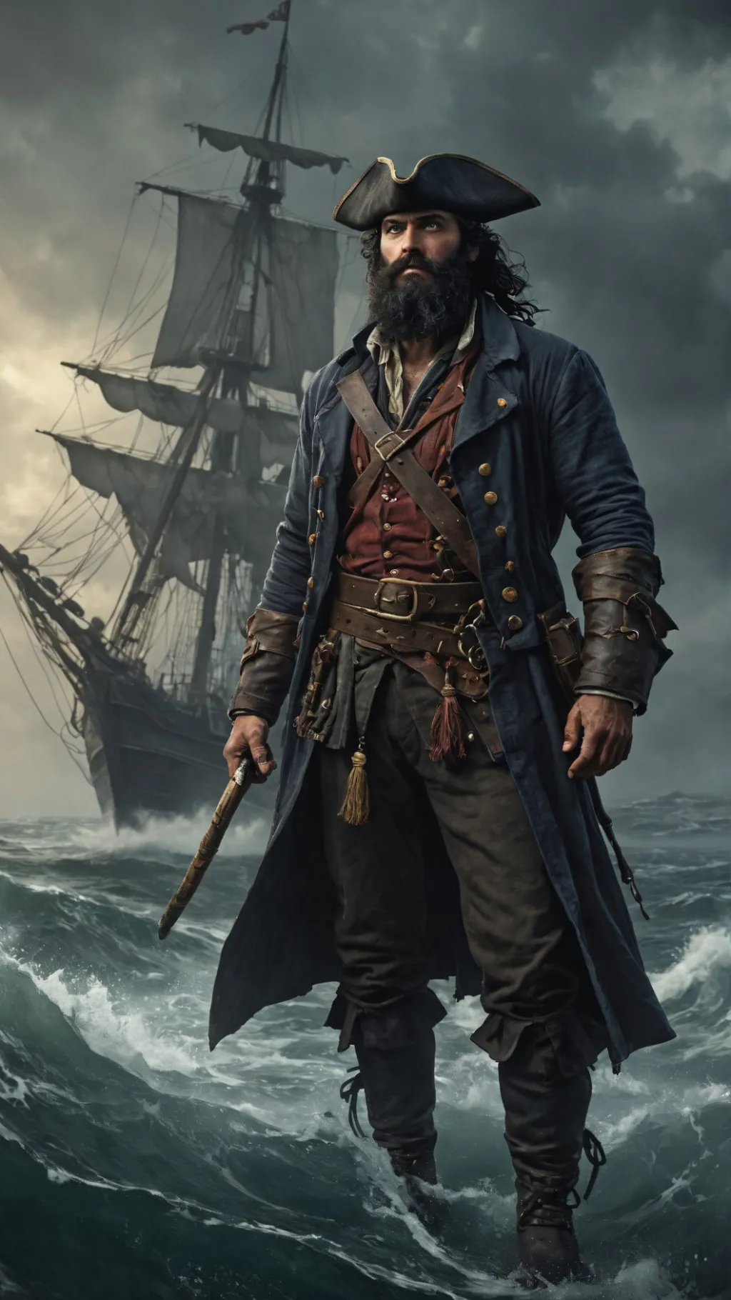 ai character: Blackbeard’s Fury background