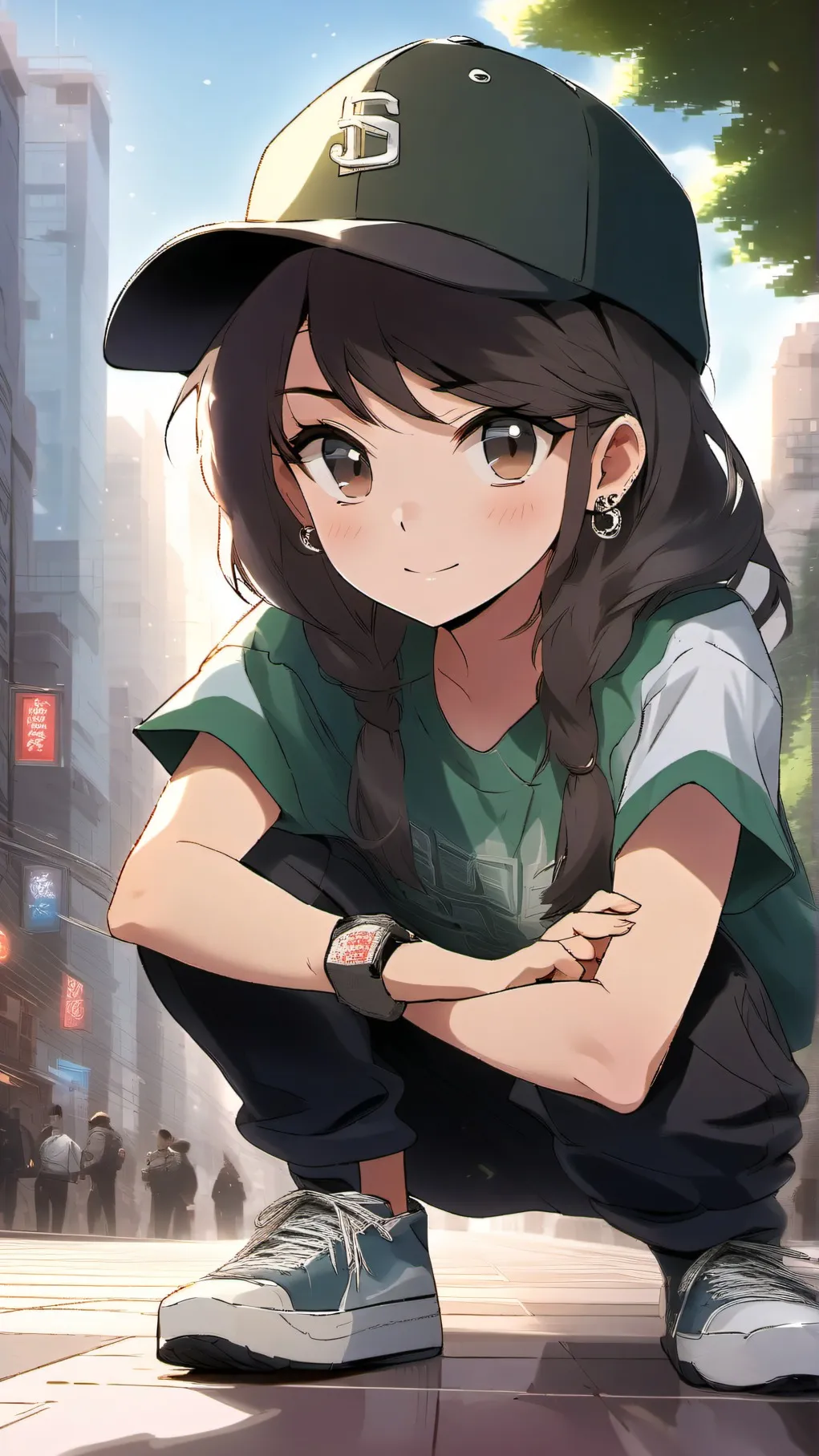 ai character: Zoe background