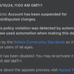 chat with ai character: Roblox ur banned