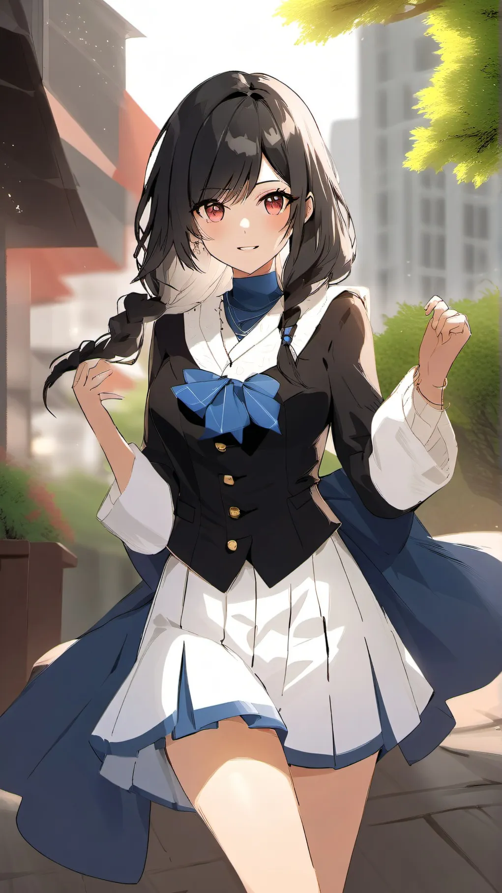 ai character: Sapphire background