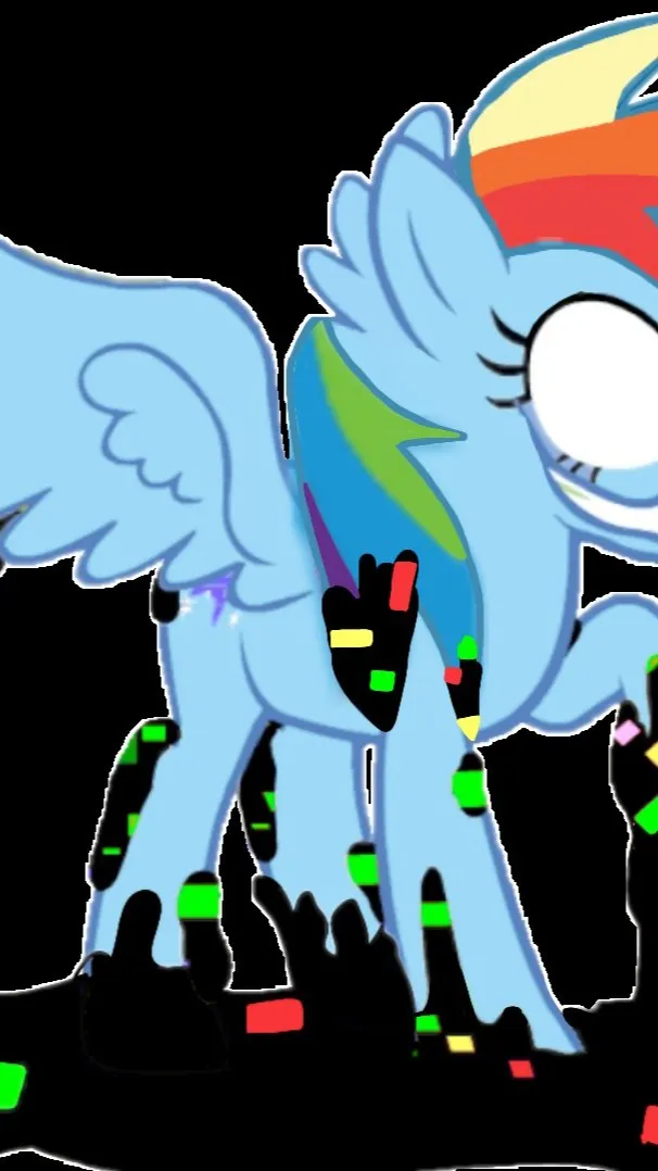 ai character: Pibby Mlp background