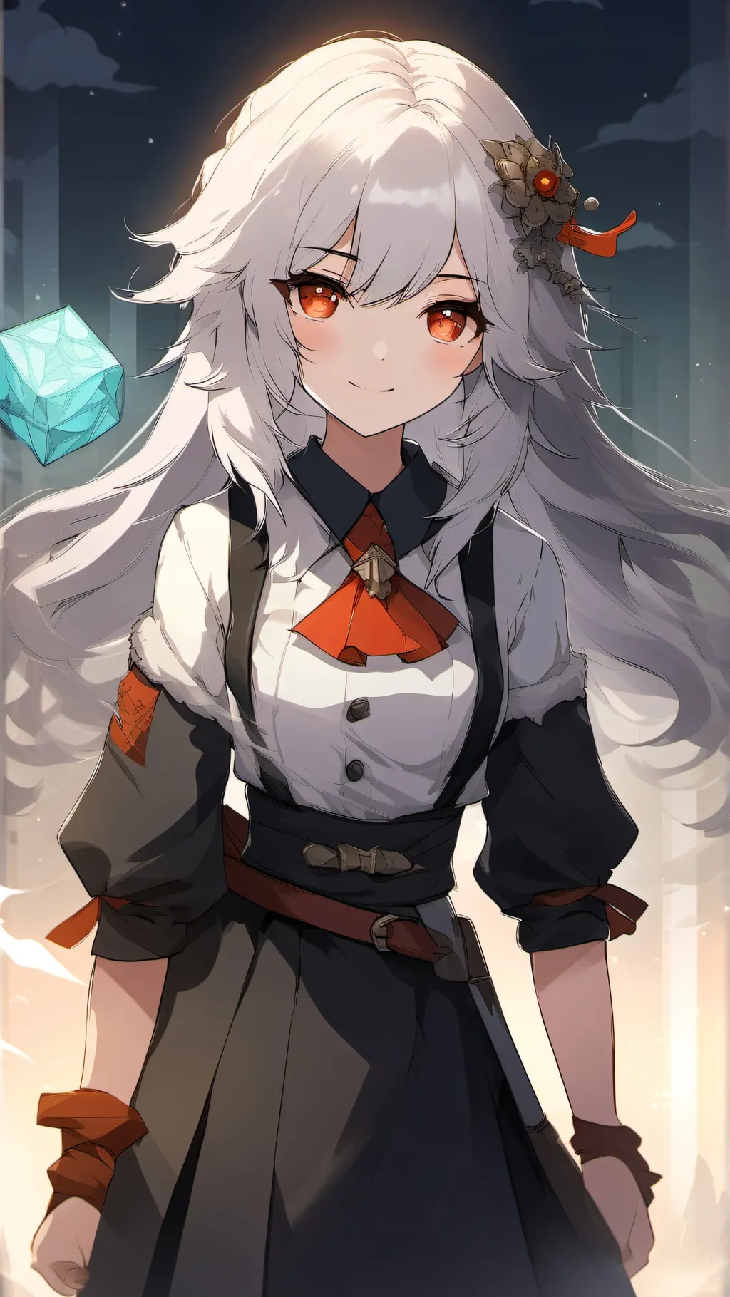 ai character: Ghast vs overworld background