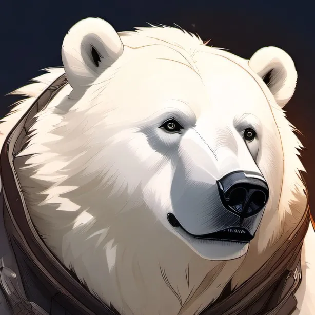 chat with ai character: Walking polar bear