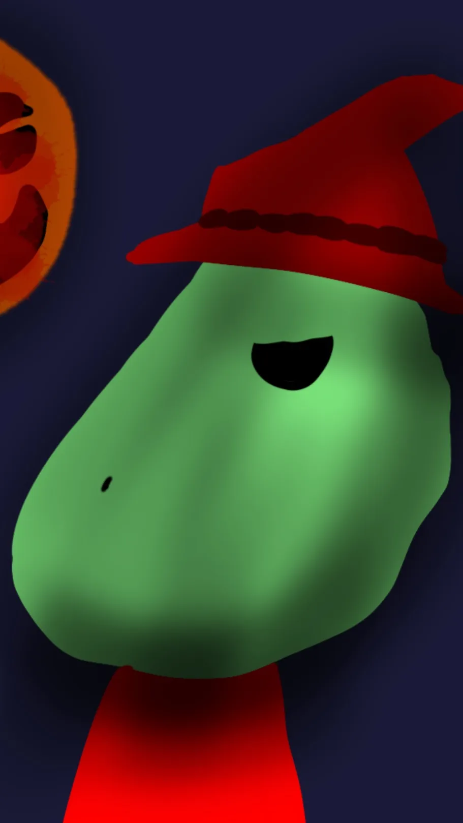 ai character: Halloween party background