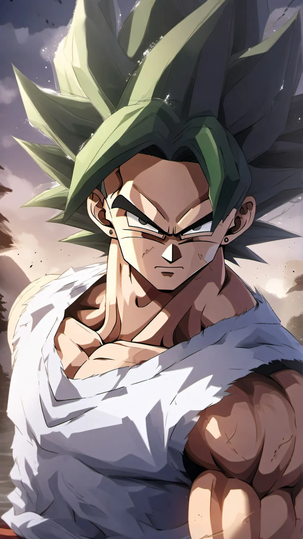 ai character: New saiyan (Leo) background