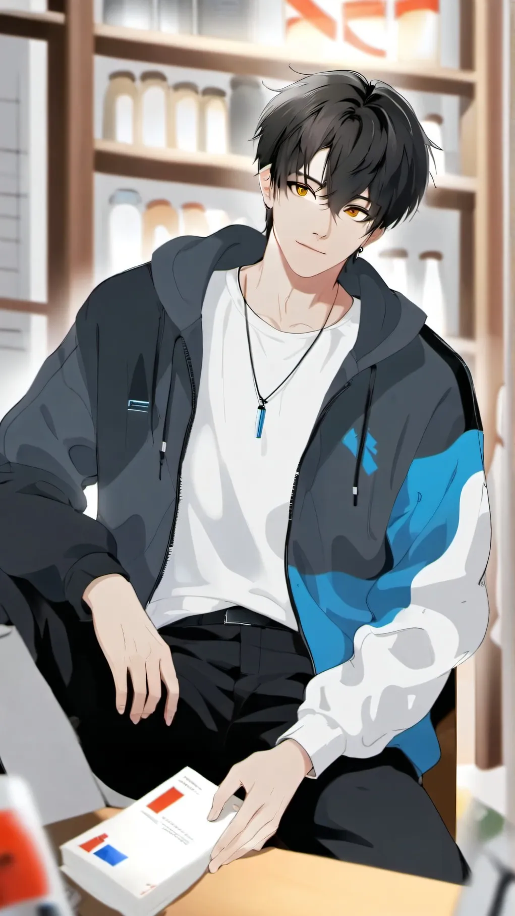 ai character: Liam background