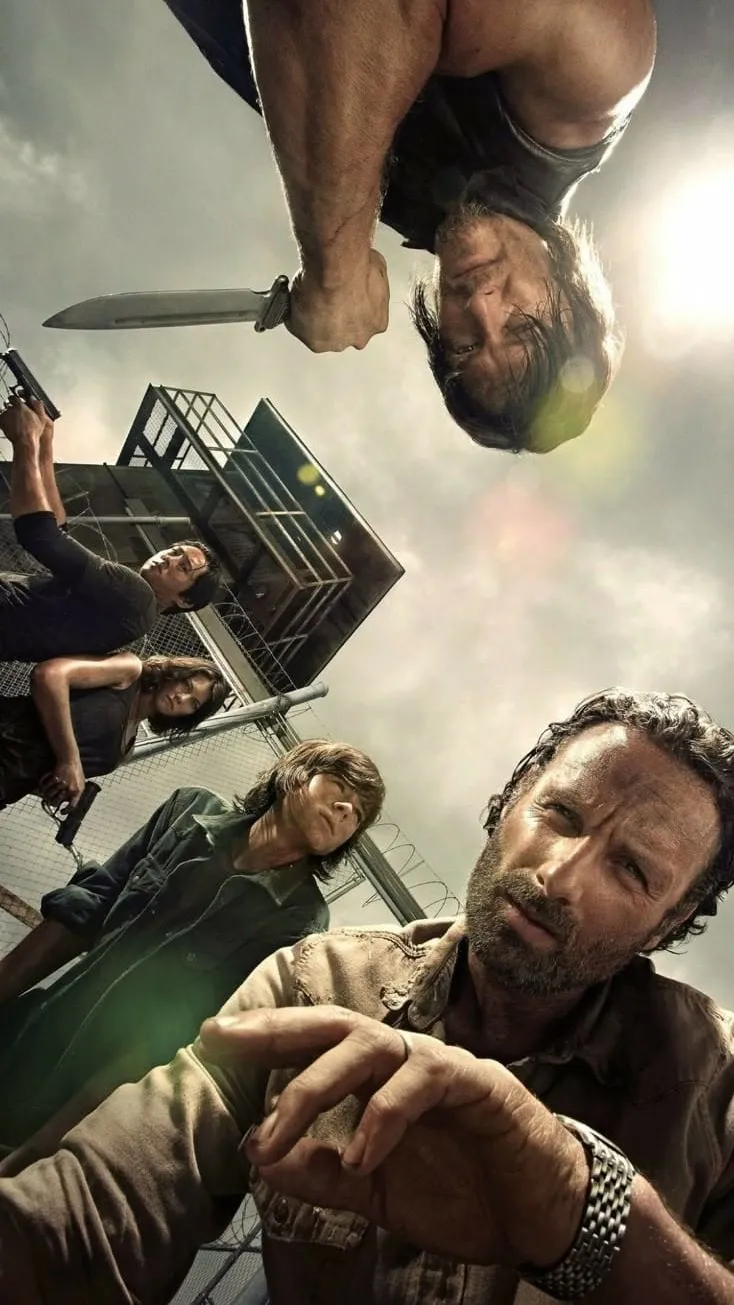 ai character: The Walking dead background