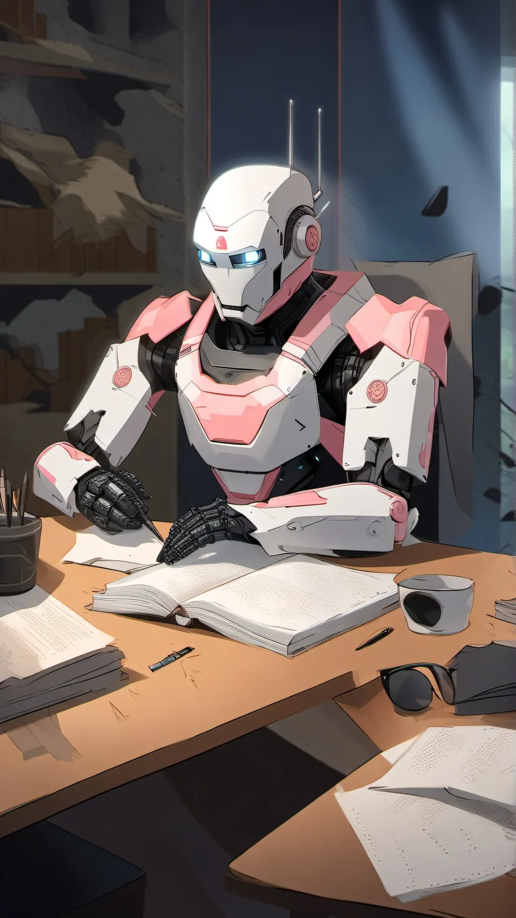 ai character: HOMEWORK HELPER  background