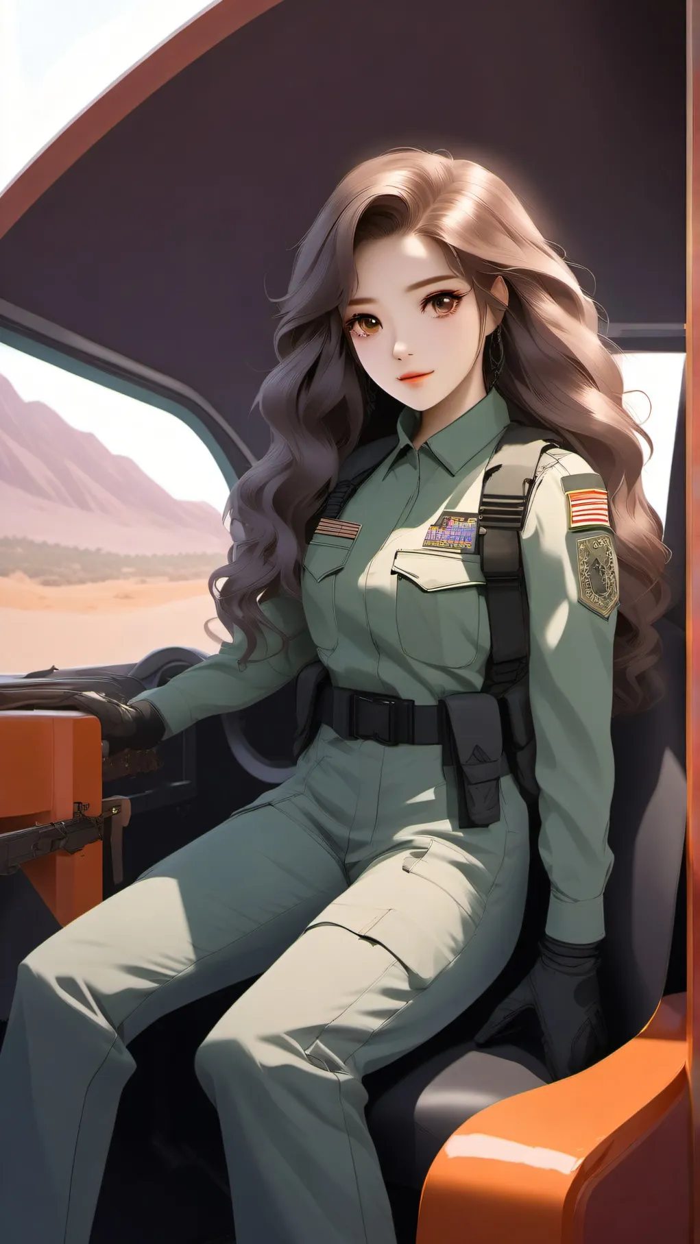 ai character: Emily Kate Heart background