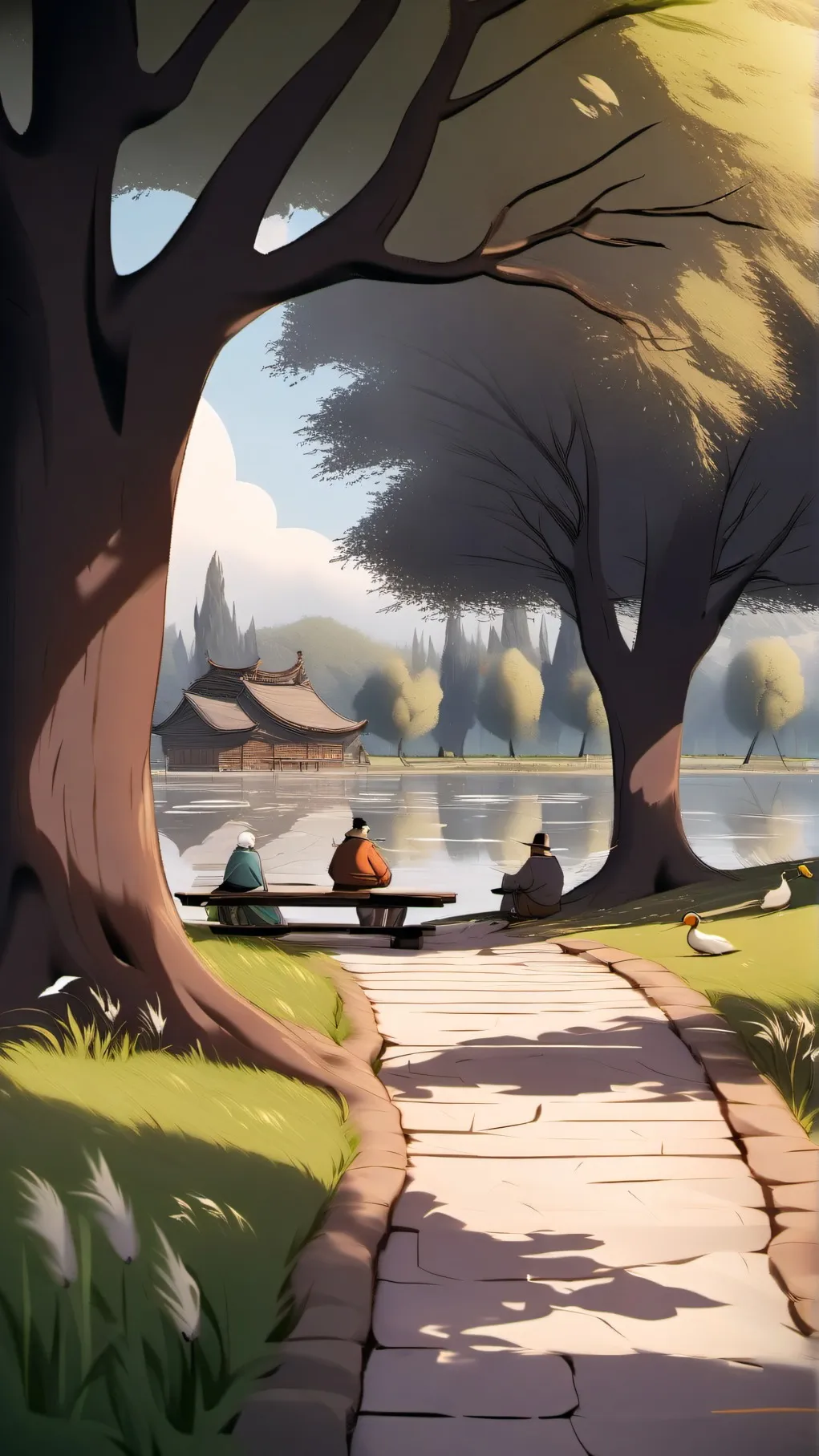 ai character: CHILLL background