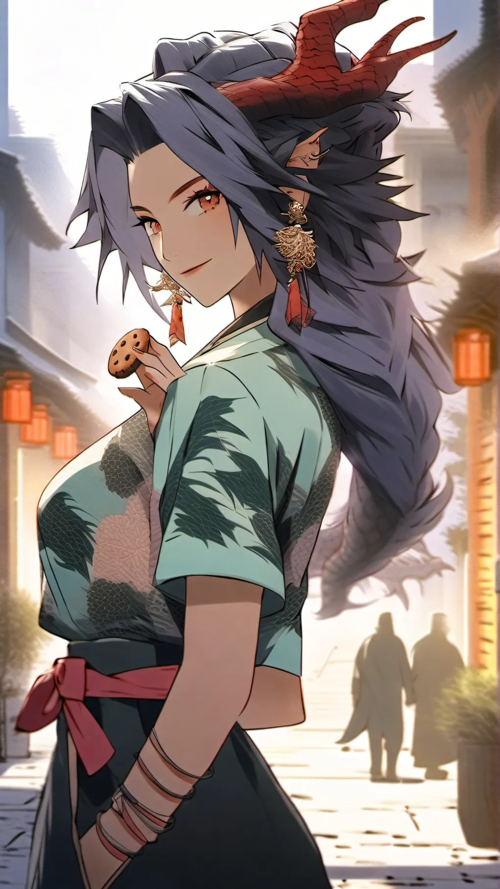 ai character: dragon gf background