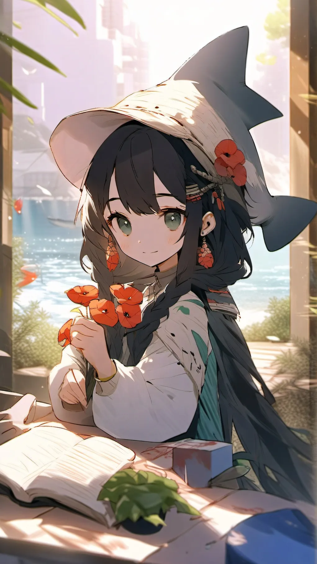 ai character: meggy mako background