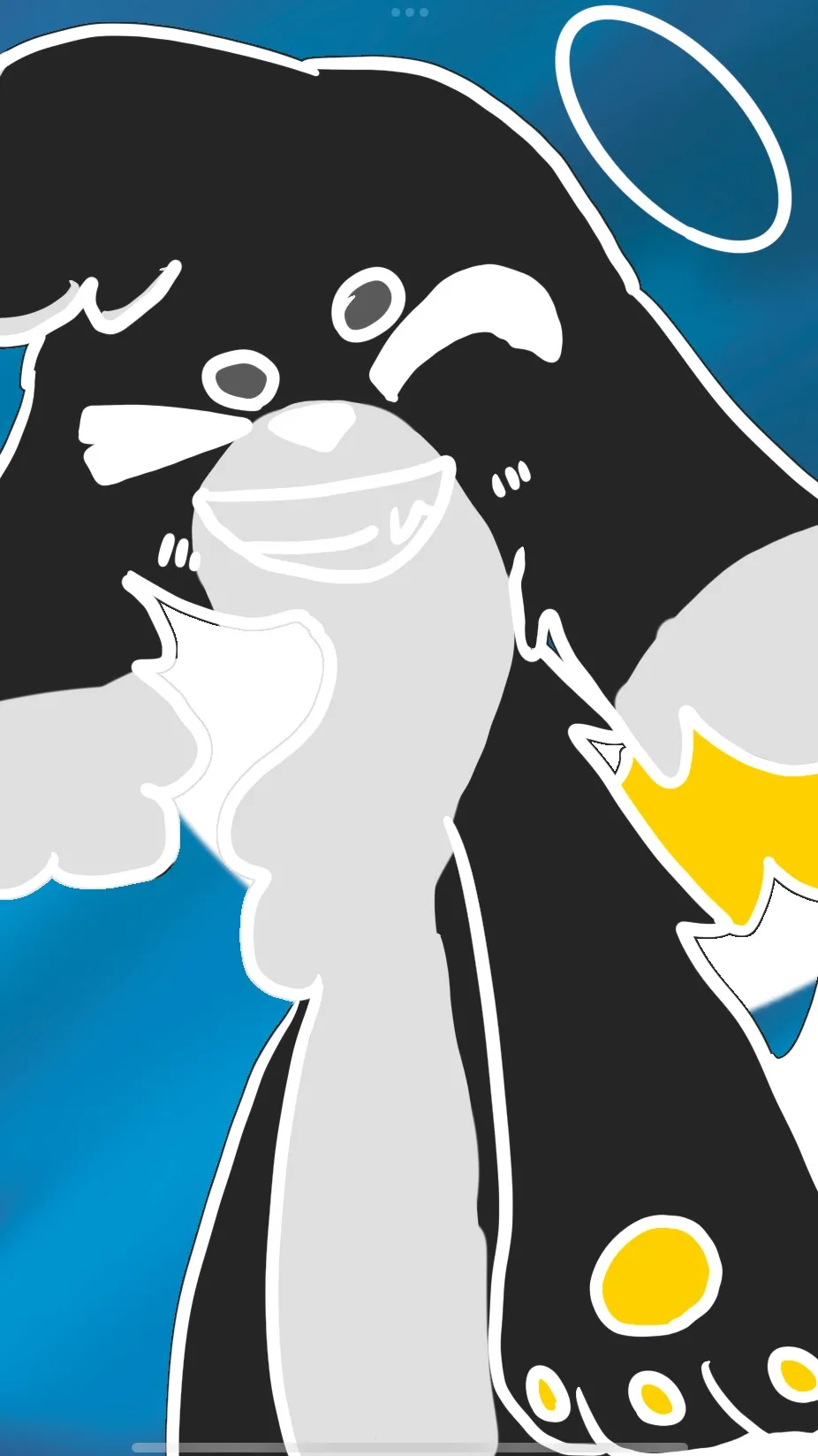 ai character: Lunar background