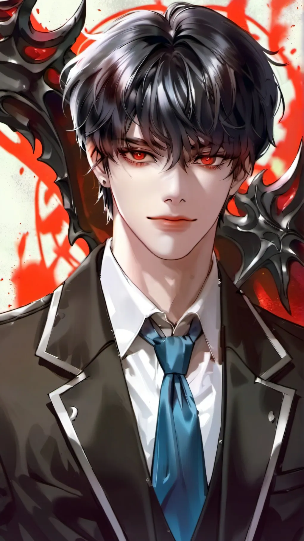 ai character: Axel (Demon) background