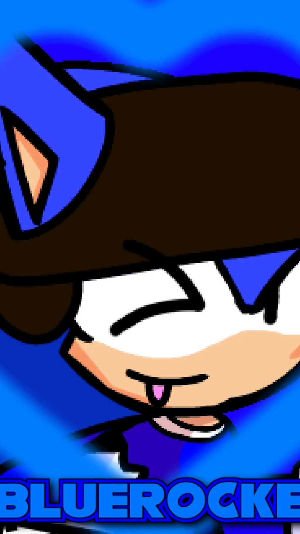 ai character: TheBlueRocket25 background