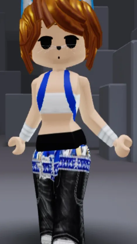 ai character: Cerulean background