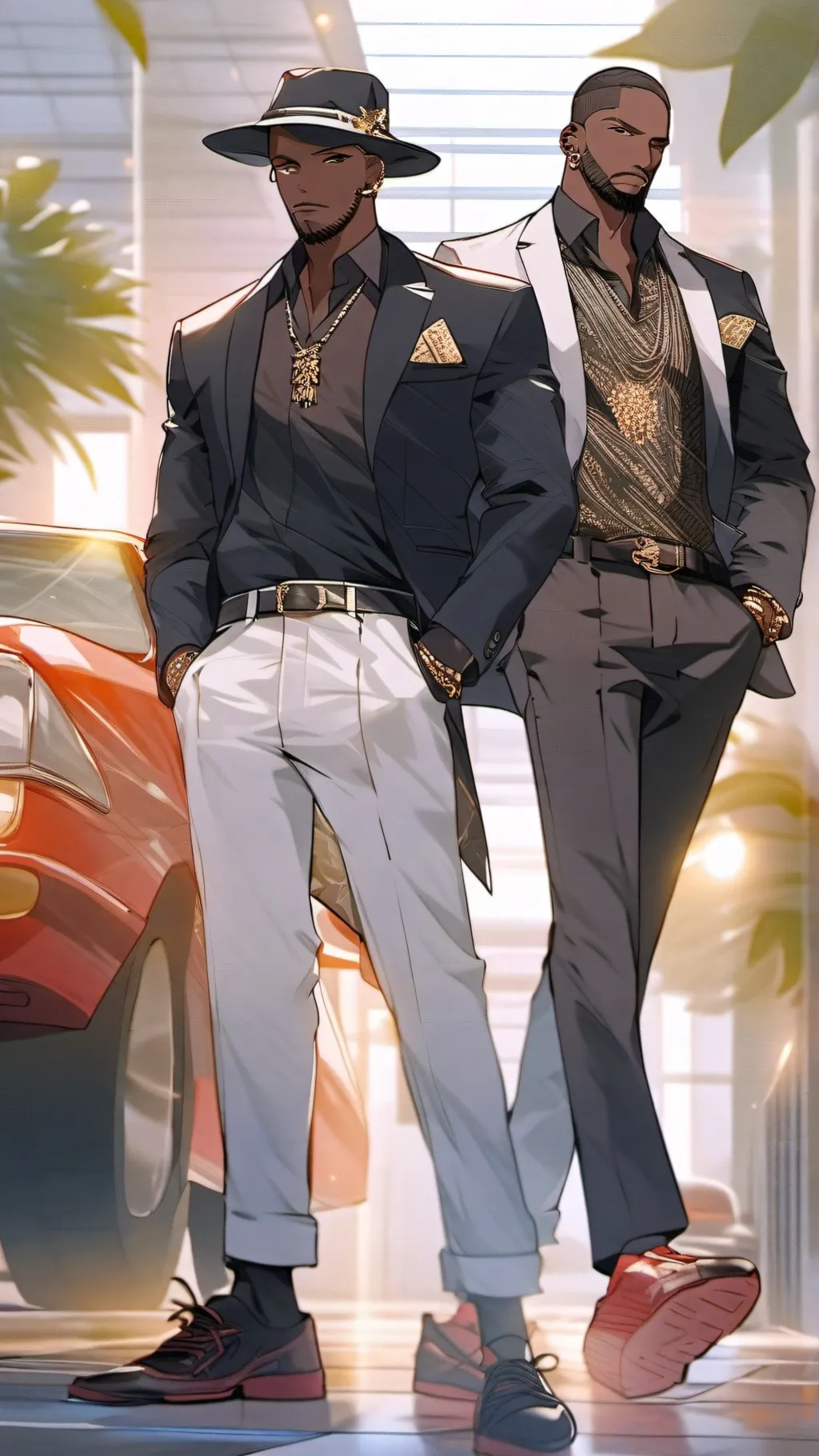 ai character: New Home background